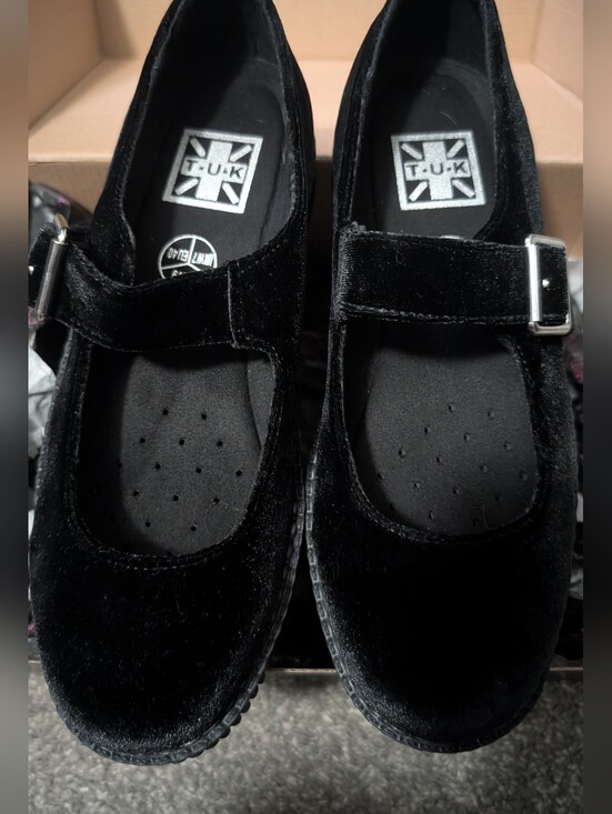T.U.K Shoes - T.U.K Viva Velvet Creepers